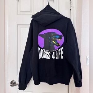 👍🏻 NWT Supreme Black Doggs 4 Life Hoodie
